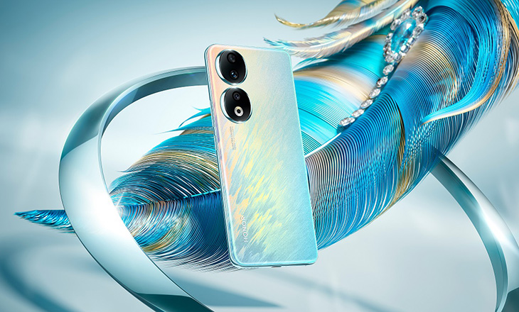 تعرف معنا على هاتف HONOR 90 5G باللون الأزرق الطاووسي